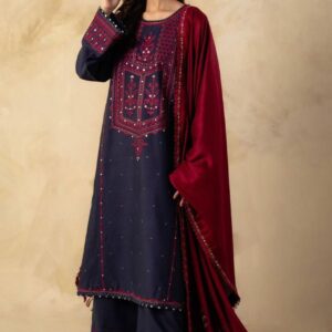 Coco 5008 Dhanak Suit with Heavy Double Head Embroidery