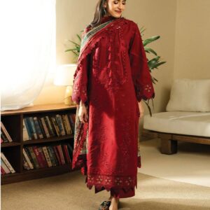 Batik 5125 Dhanak Suit by Zarqaaa with Heavy Embroidery