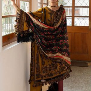 Hussnain Rehyar 5046 Dhanak Suit with Heavy Embroidery