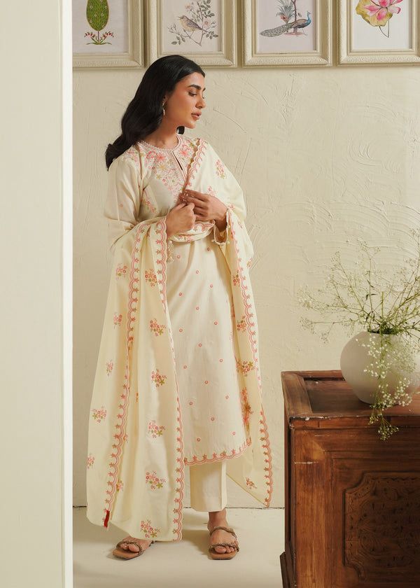 Zarqaaa Laam 5123 Dhanak Embroidered Winter Suit - Image 2