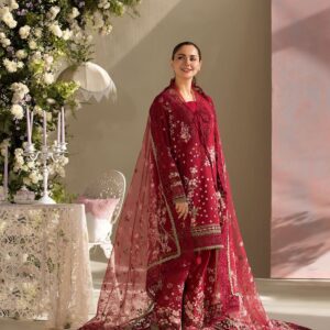 Sobia Nazir 1137 Lawn Suit with heavy embroidery and voil printed dupatta for Summer 2026 in Pakistan