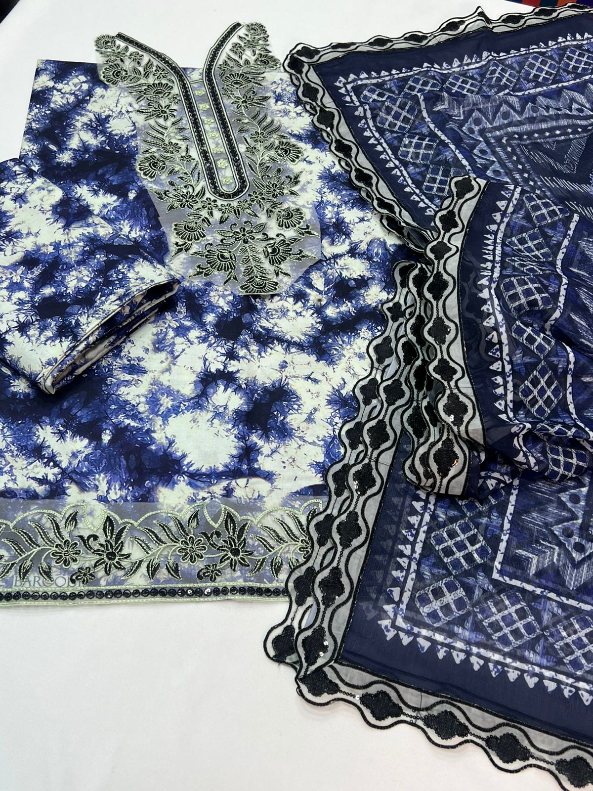 Baroque Lawn 3PC Summer Suit - Image 4