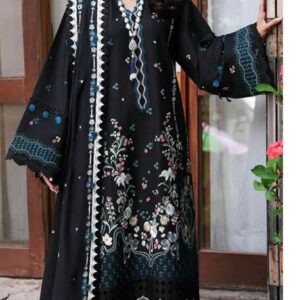 Hazel 5076 Lawn Suit with heavy embroidery and chiffon dupatta for Eid 2026 in Pakistan