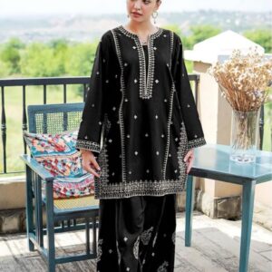 Urge Lawn 2 Piece Suit with embroidered neck front sleeves and trouser