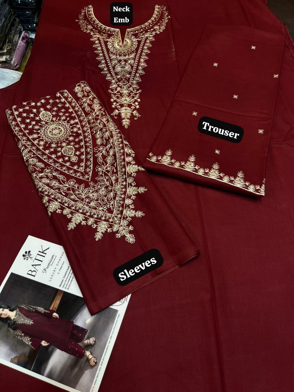 Zarqaaa Batik Lawn 2 Piece Suit Code 777 - Image 2