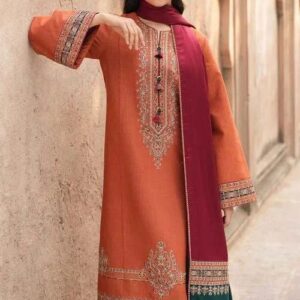 Jazmin Luxury Lawn Suit 3PC embroidered summer dress with digital dupatta