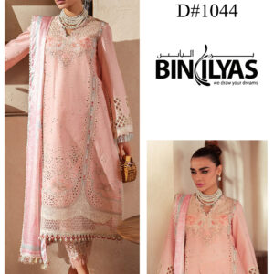 Bin Ilyas Lawn Suit Zimmil chikankari embroidered 3PC dress