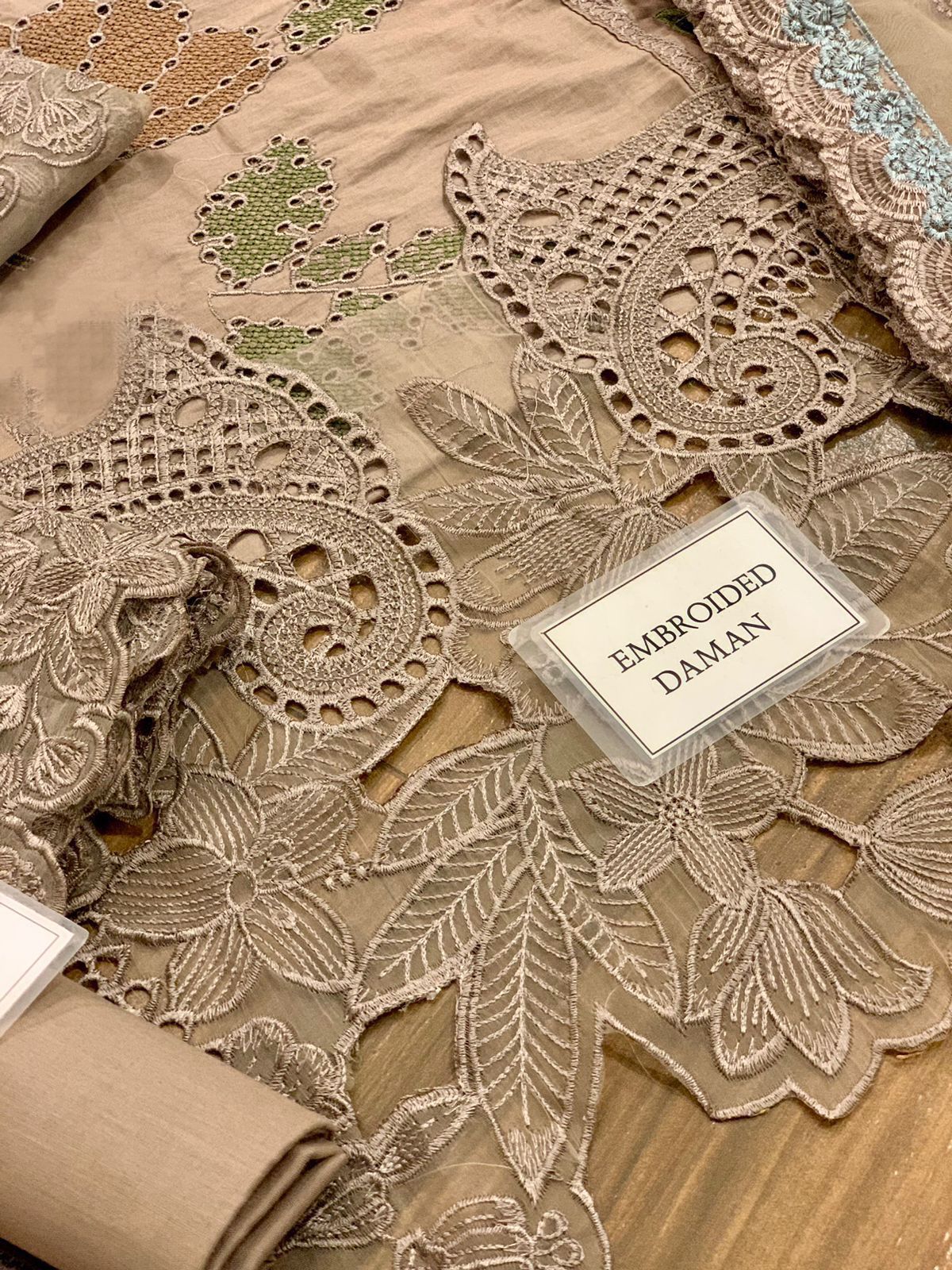 Maria B Luxury Lawn 3PC Embroidered Suit MBL-D-2406-B-24 - Image 3